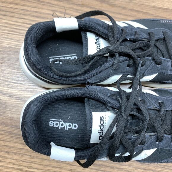 Adidas Retrorun Black Running Jogging Shoes Walking Sneakers Womens Size 8